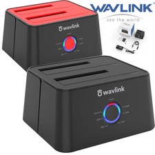 Alloggiamento disco rigido SATA 3,5" 2,5" HDD/SSD docking station per disco rigido doppia baia