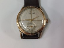 Pierce orologio uomo donna vintage anni 40-50 carica manuale placcato oro 29 mm