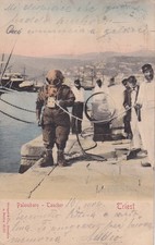 CARTOLINA DI TRIESTE ,PALOMBARO - TAUCHER - Ed. STENGEL & Co.  viaggiata 1904