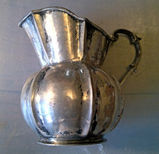 ANTICA BROCCA IN ARGENTO BATTUTA A MANO MANIFATTURA VICENZA O PADOVA 340 GRAMMI