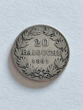 PEZZO 20 BAIOCCHI 1861