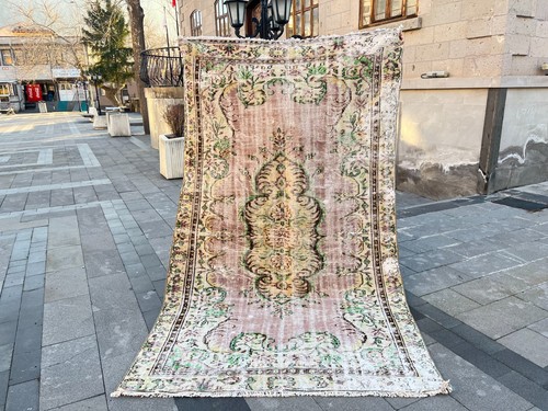 Tappeto turco vintage oushak - turco,