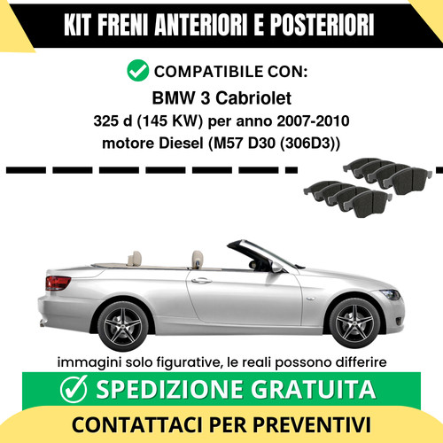 Pastiglie freno ant - +, post