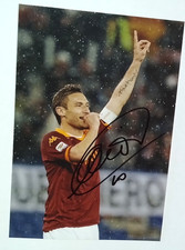 Autografo francesco totti - autografo,