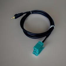 CAVO AUX AUDIO MP3 PER RENAULT CLIO MEGANE MODUS SCENIC TWINGO AUTORADIO