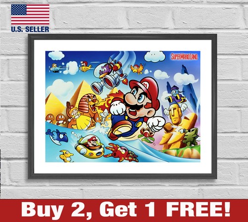 Poster super mario land - 18", x