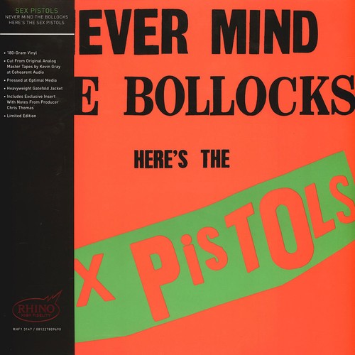 Sex pistols never mind the - -,