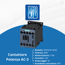 CONTATTORE SIEMENS POTENZA AC3