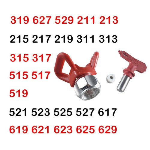 Airless spray gun - gun, tips