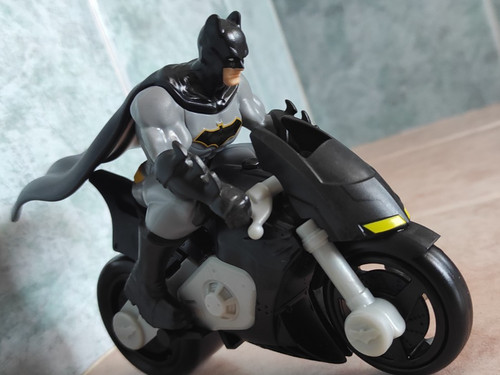 Batman motorcycle figurina - motorcycle, dc