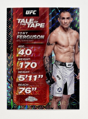 2025 topps chrome ufc - topps, tale