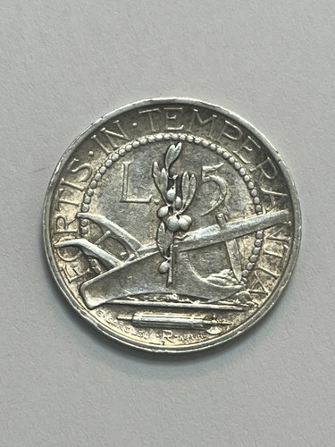 Moneta lire san marino 1936 - 5,