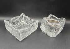 Vintage clear glass ice - glass,