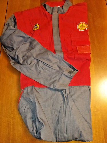 Tuta ferrari shell meccanico - shell,