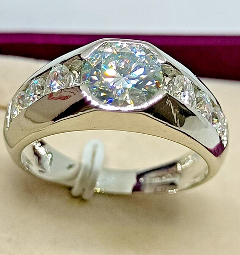 2ct taglio rotondo moissanite - 2ct,