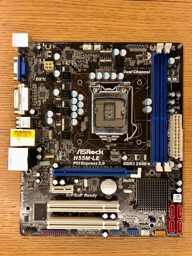 Asrock h55m intel - asrock, h55m-le