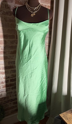 Nuovo maxi abito zara verde - maxi,