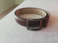 Cinta uomo Ferrè Marrone Pelle 95/110 Come Nuova