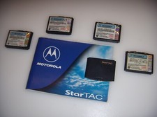 STOCK 5 BATTERIE SLIM ORIGINALI MOTOROLA STARTAC 130 70 75 85 VINTAGE  LOTTO S1