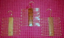 APPENDI CRAVATTE-CINTURE IN OTTONE E PELLE FOX HUNTING.