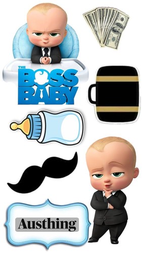 Boss baby topper per torta - per,