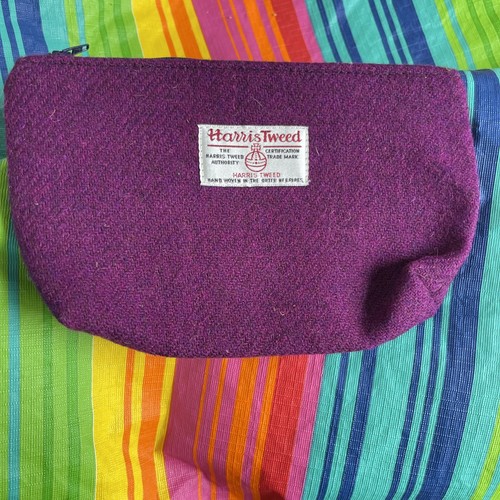 Harris tweed makeup pouch - harris,