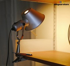 Lampada da scrivania clip alluminio stile classico Tolomeo Pinza morsetto portatile luce tavolo