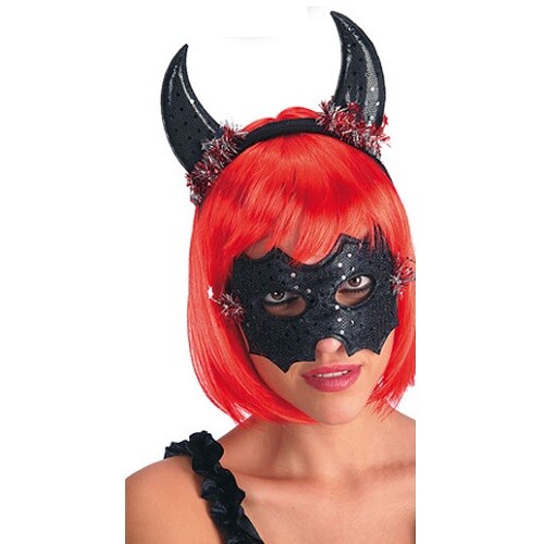 Halloween cerchietto con corna - cerchietto,