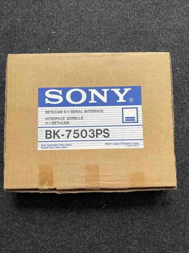 Sony 7503ps betacam - bk-7503ps, d-1