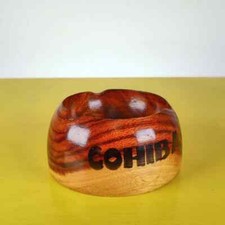 posacenere vintage in legno cohiba cuba