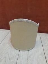 Ventolina pergamena mezzo paralume classico ventola semitonda per lampada  beige