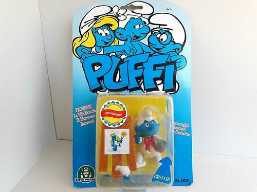 Puffo smurf pittore personaggi - puffo,