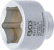 BGS tappo filtro olio chiave per Mercedes Classe A, 27 mm (1), 8377 -27 (G6l)