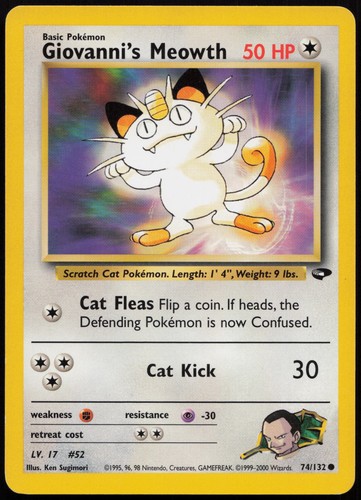 Pokemon giovanni meowth - giovanni's,