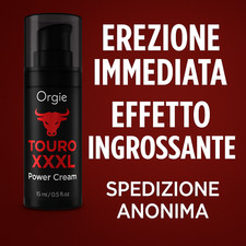 TOURO XXXL Gel Erezione Immediata 15ml – Effetto Ingrossante Uomo con Taurina