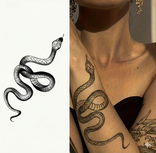 Tatuaggio temporaneo serpente