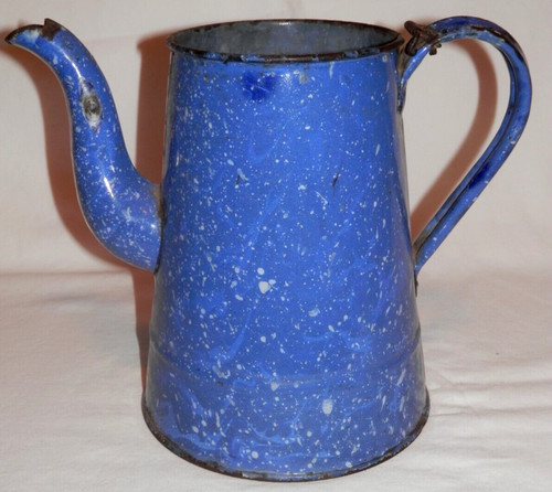 Antica caffettiera smaltata