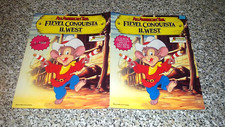 ALBUM FIEVEL CONQUISTA IL WEST EUROFLASH 1991 OTTIMO COMPLETO TIPO PANINI EDIS