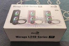 Aerocool MIRAGEL240W, Raffreddamento a Liquido per CPU, Ventola 2x12cm ARGB