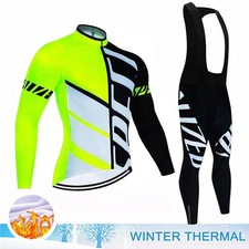Tuta da Ciclismo Abbigliamento Completo Invernale Da Ciclista Bici MTB DIVISA