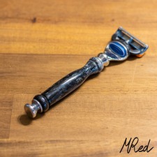 RESINA PREGIATA NERO-ARGENTO