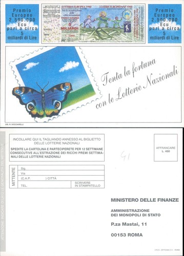 Lotteria europea citta - lotteria, citta'