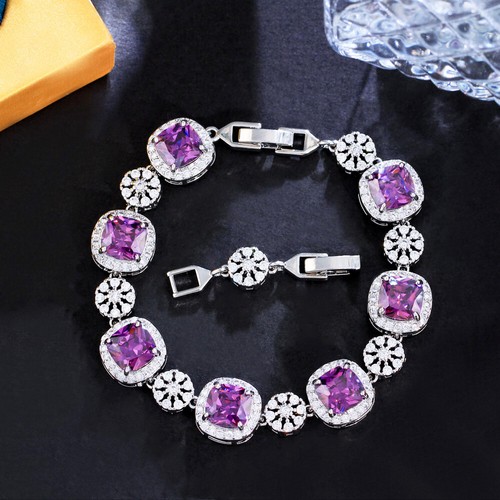 Bracciale catena cubic zirconi