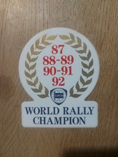 ADESIVO STICKER VINTAGE AUTOCOLLANT AUFKLEBER AUTO TUNING WORLD RALLY LANCIA