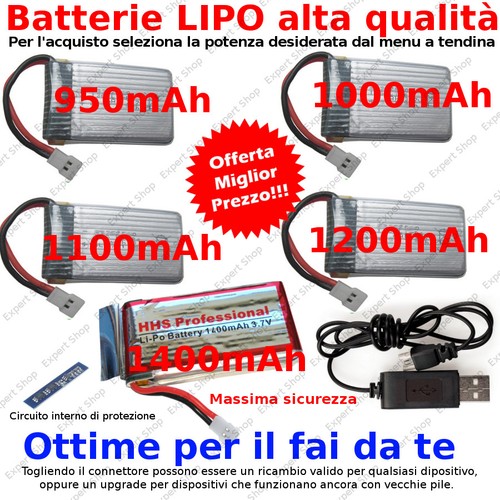 Ingrosso medie batterie lipo - medie,