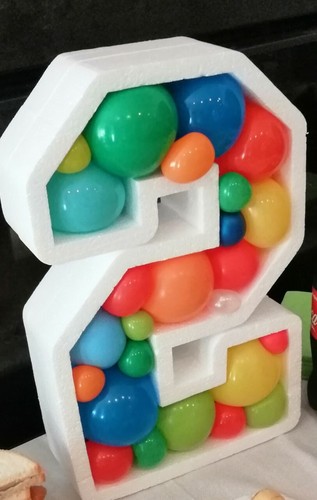 Porta palloncini numeri e - porta,