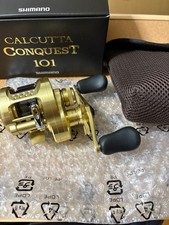 Mulinello da Pesca Shimano Calcutta Conquest 101 Ottime Condizioni Set Completo