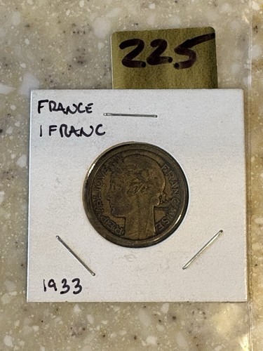 1933 francia moneta - 1933,