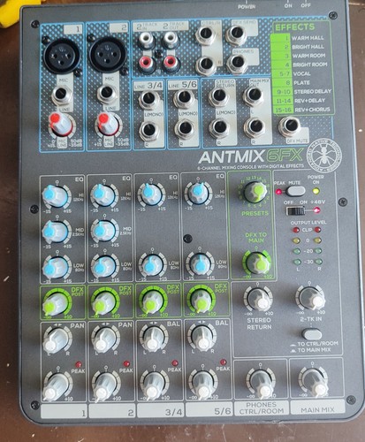 Mixer antmix 6fx - mixer,