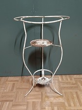 PORTA CATINO LAVANDINO DA CAMERA IN METALLO EPOCA 900'